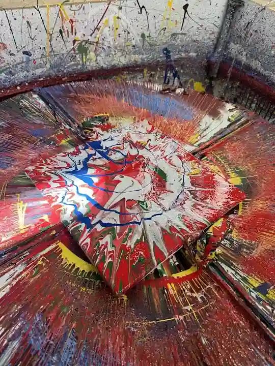 rage rooms experience at Spin Art Nation Splatter Paint & Rage Room (Atlanta) located in Atlanta