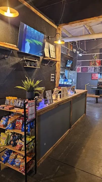 Interior view of Spin Art Nation Splatter Paint & Rage Room (Sugar Hill) rage rooms facility in Atlanta