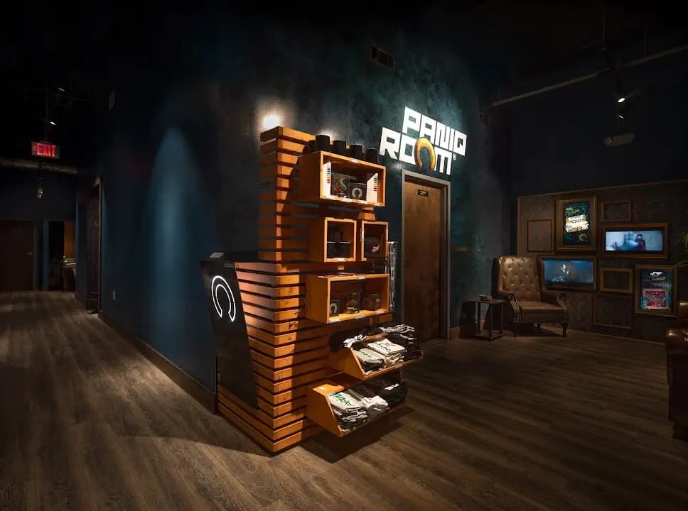 Interior view of PanIQ Escape Room Atlanta escape rooms facility in Atlanta