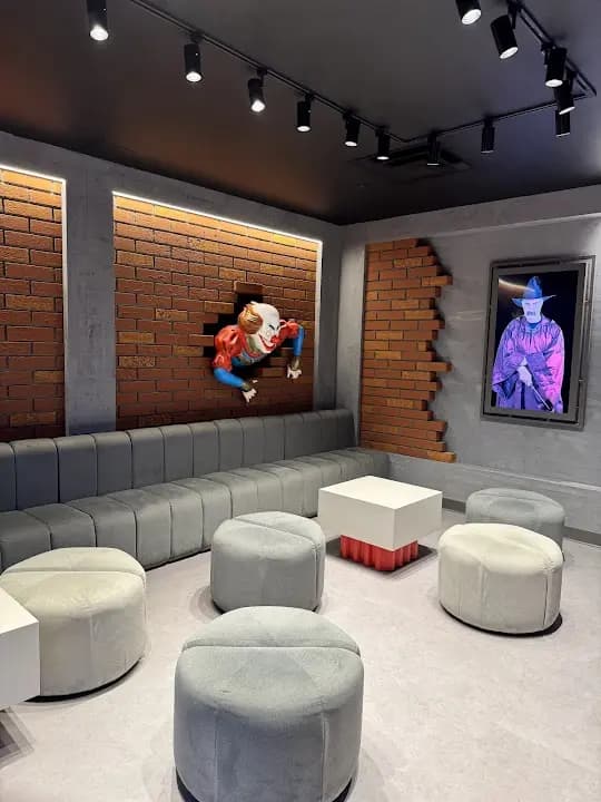 Interior view of Game Over Escape Rooms Atlanta escape rooms facility in Atlanta