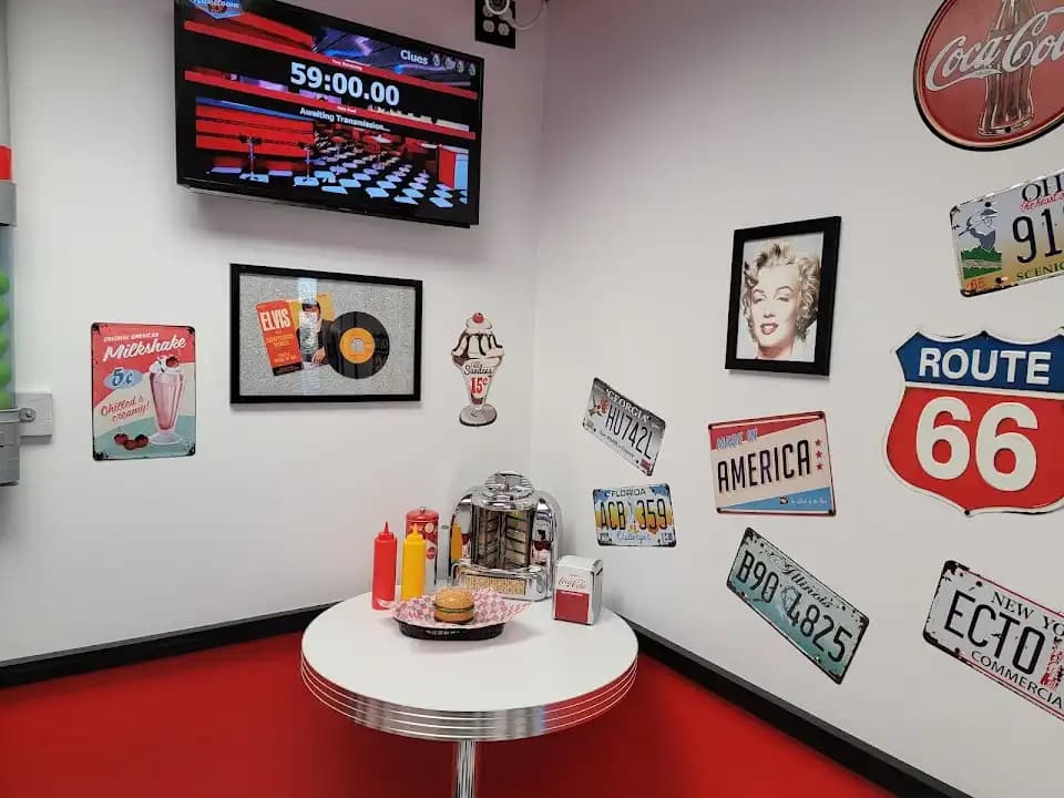 Interior view of Odyssey Escape Game, LLC escape rooms facility in Atlanta