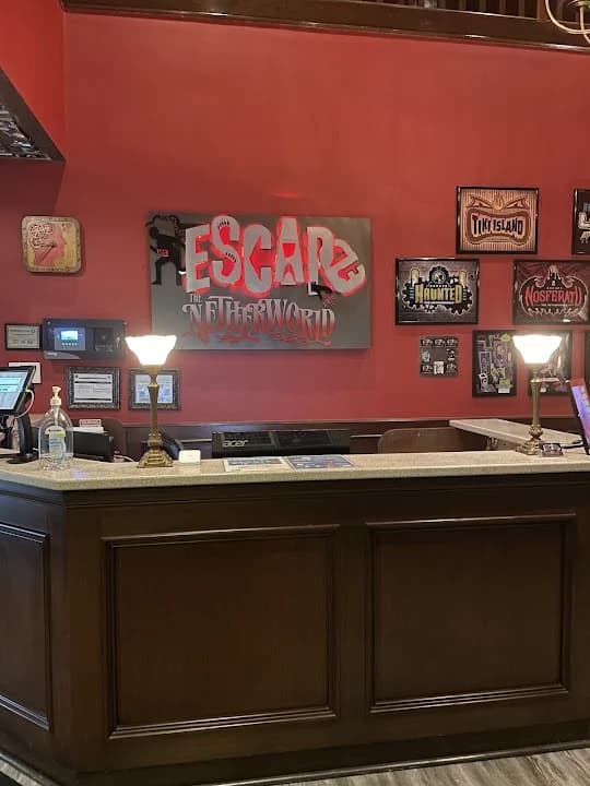 Interior view of Escape The NetherWorld escape rooms facility in Atlanta