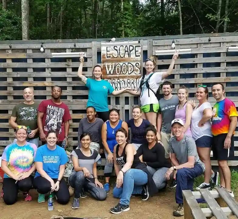 escape rooms experience at Escape Woods located in Atlanta