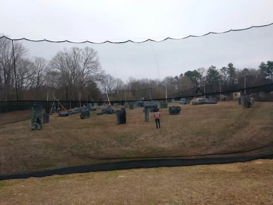Interior view of Paintball Atlanta paintball facility in Atlanta