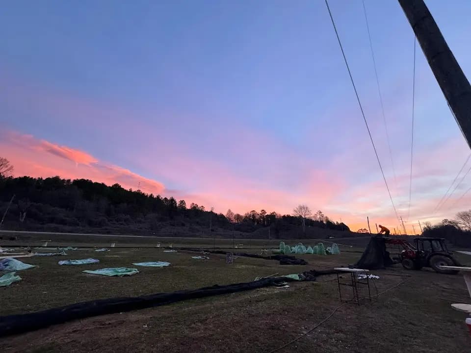 Interior view of Bear Ridge Paintball paintball facility in Atlanta