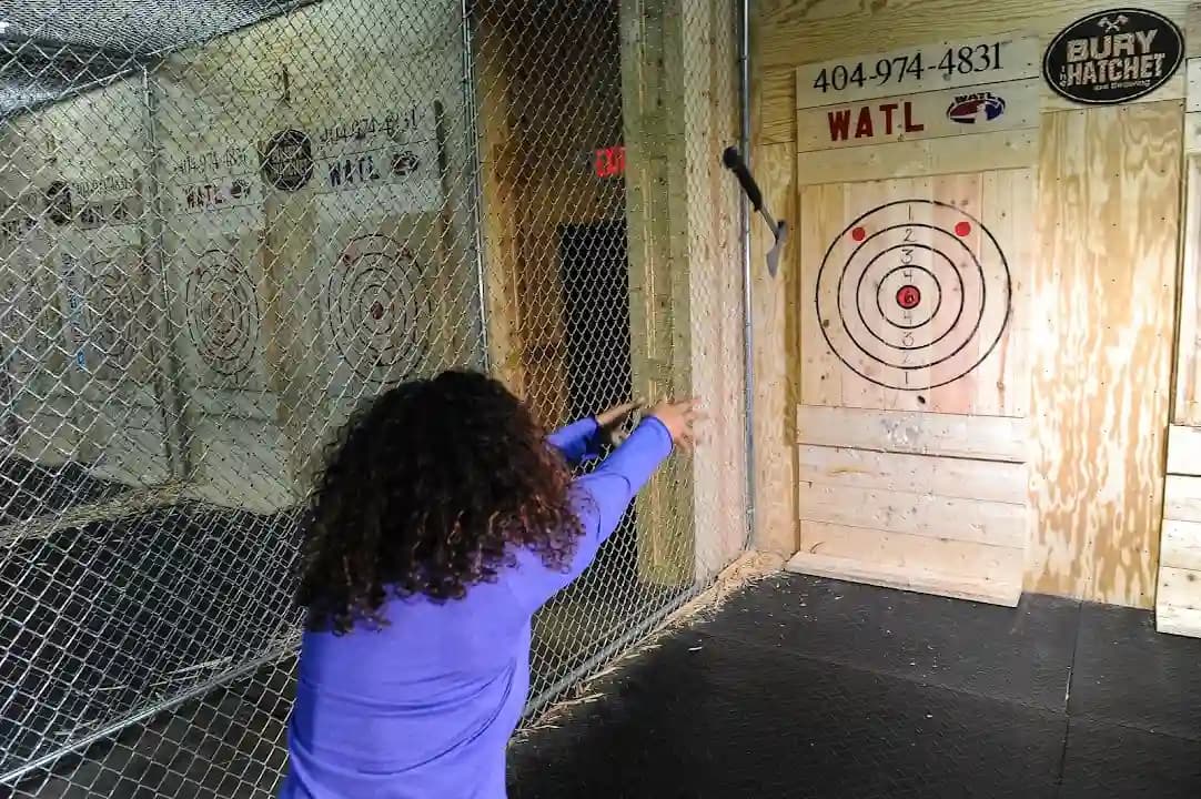Photo of Bury The Hatchet Sandy Springs - Axe Throwing axe throwing activities in Atlanta