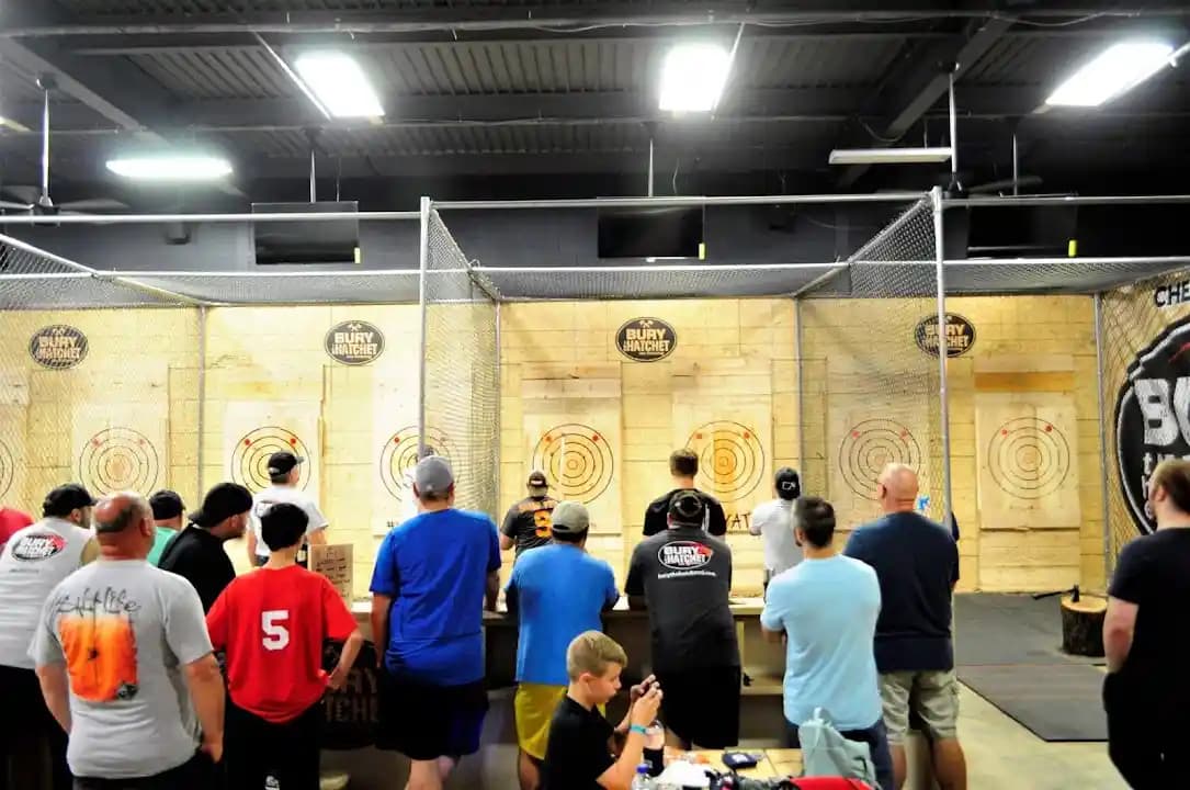 Bury The Hatchet Sandy Springs - Axe Throwing - Popular axe throwing destination in Atlanta