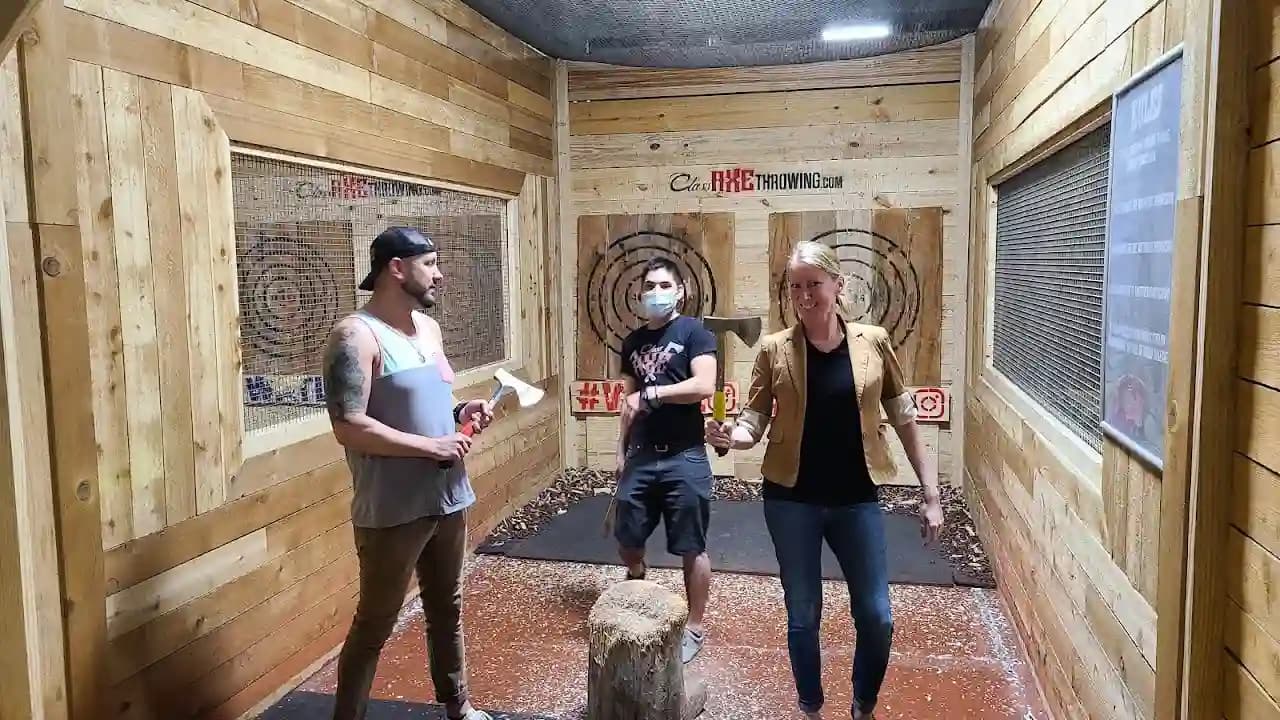 Photo of Class Axe Throwing axe throwing activities in San Antonio