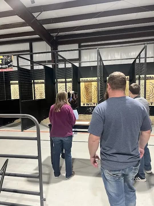 axe throwing experience at Texas Axe & Ale located in San Antonio