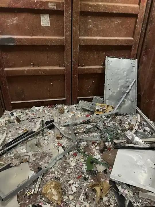 Interior view of Radicals Rage room rage rooms facility in Philadelphia