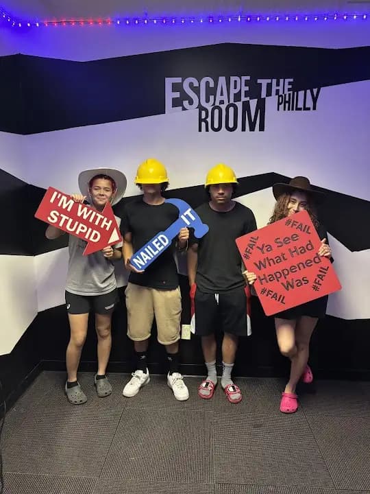 Interior view of Escape the Room Philadelphia escape rooms facility in Philadelphia