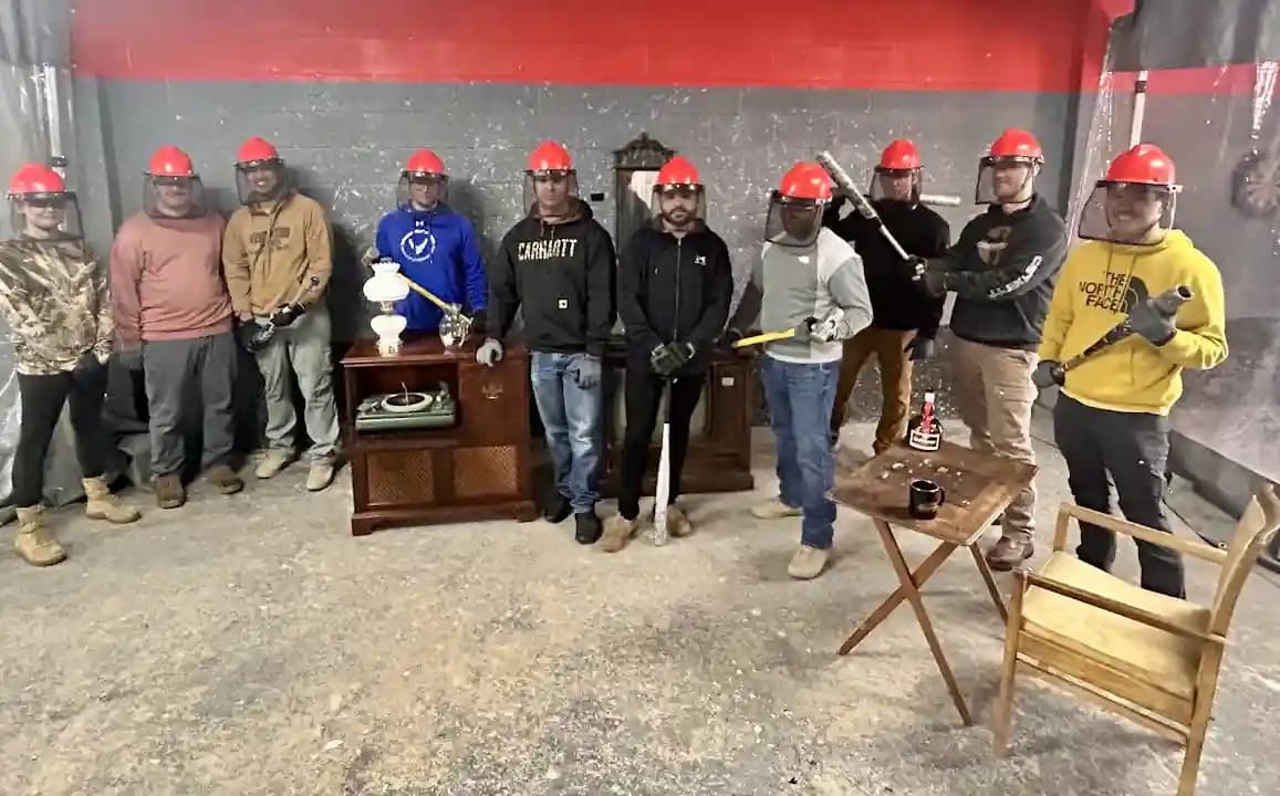 rage rooms experience at The Smash House located in Philadelphia