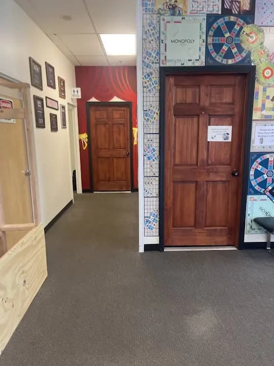 Interior view of Amazing Escape Room Cherry Hill escape rooms facility in Philadelphia
