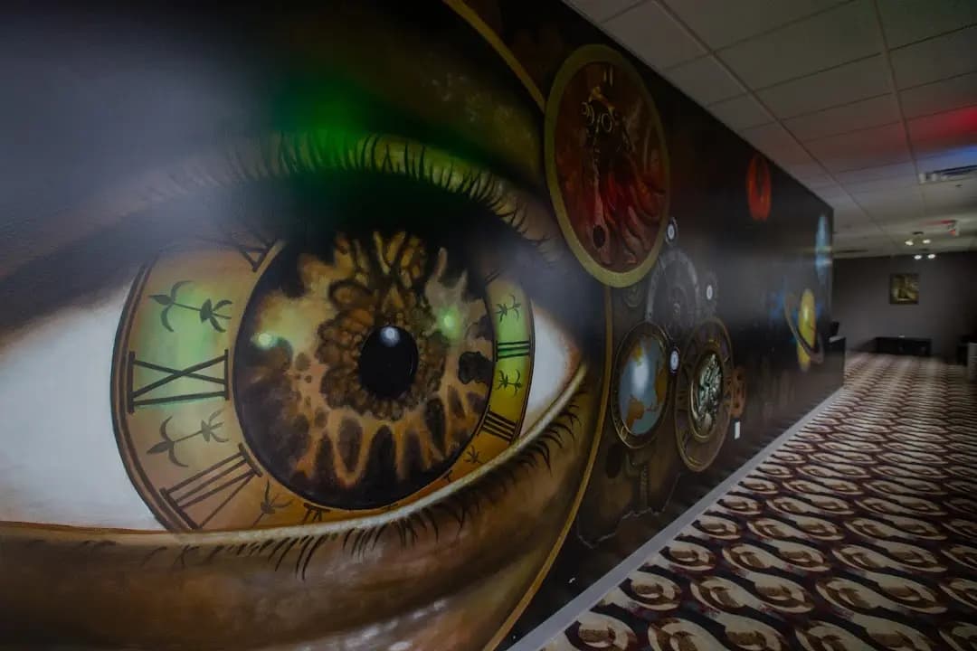 Interior view of Escape Room Mystery escape rooms facility in Philadelphia