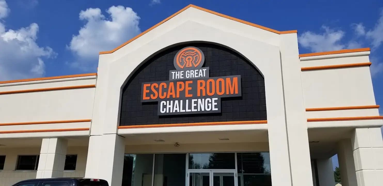 Interior view of The Great Escape Room Challenge escape rooms facility in Philadelphia
