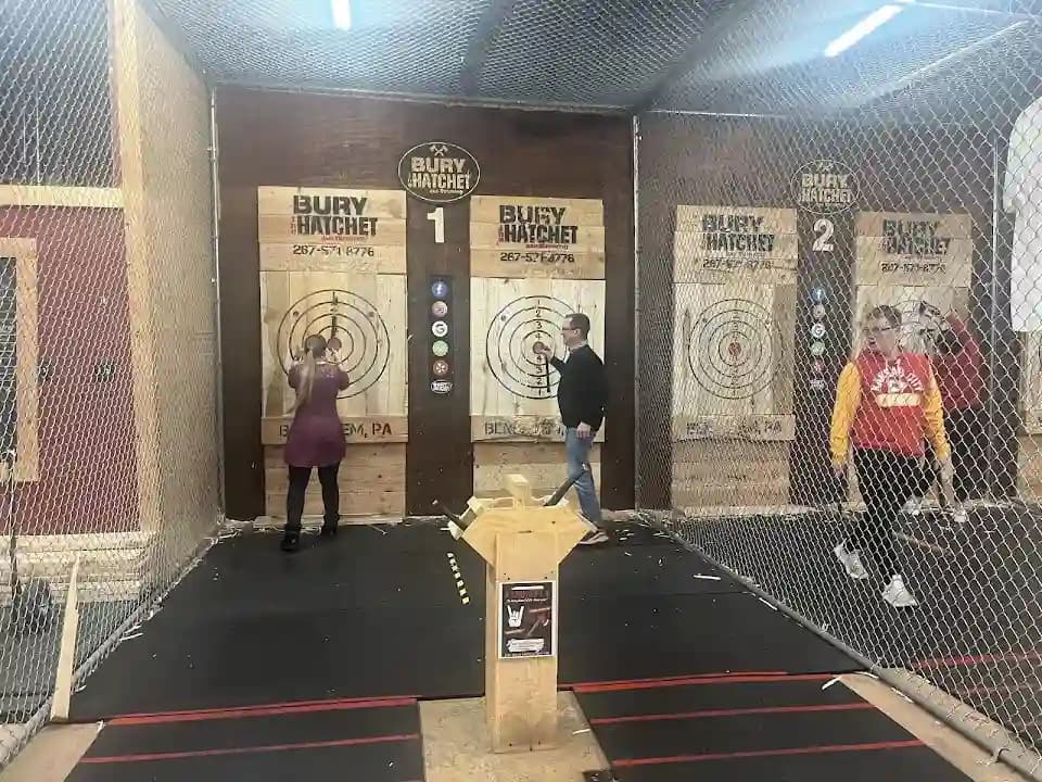 Photo of Bury The Hatchet Bensalem - Axe Throwing axe throwing activities in Philadelphia