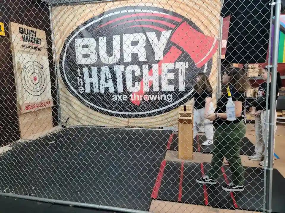 Bury The Hatchet Bensalem - Axe Throwing - Popular axe throwing destination in Philadelphia
