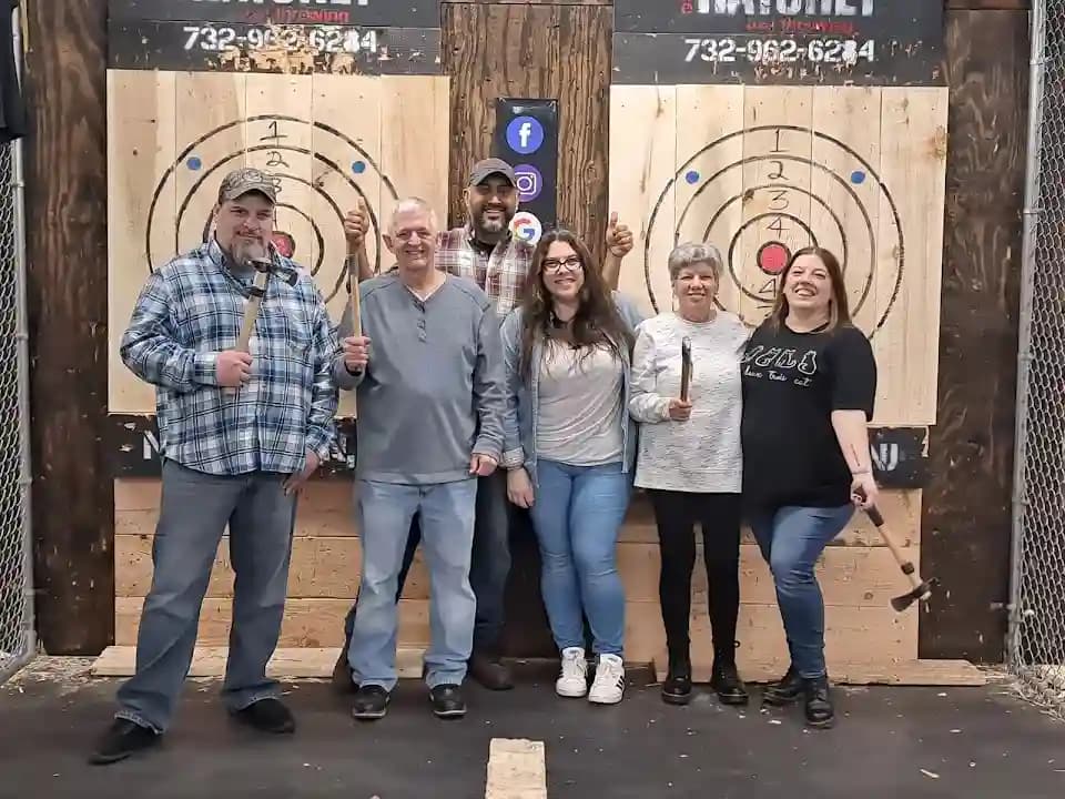 Photo of Bury The Hatchet Old Bridge - Axe Throwing axe throwing activities in Philadelphia