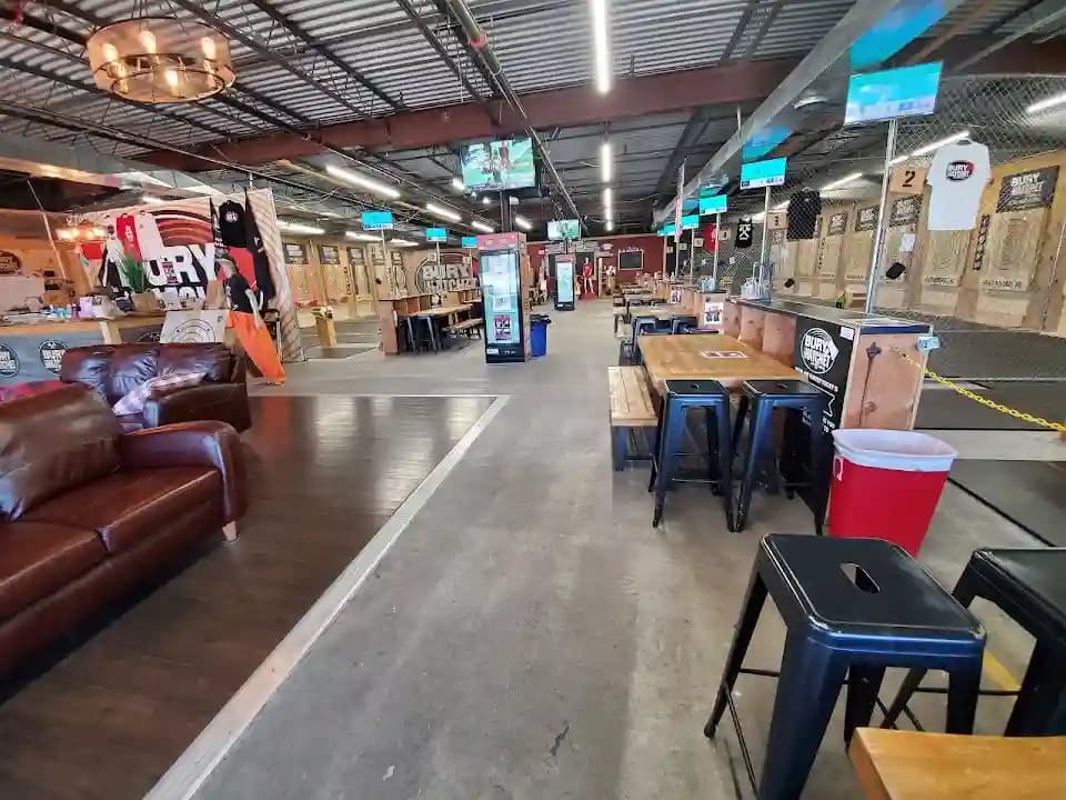 Bury The Hatchet Old Bridge - Axe Throwing - Popular axe throwing destination in Philadelphia