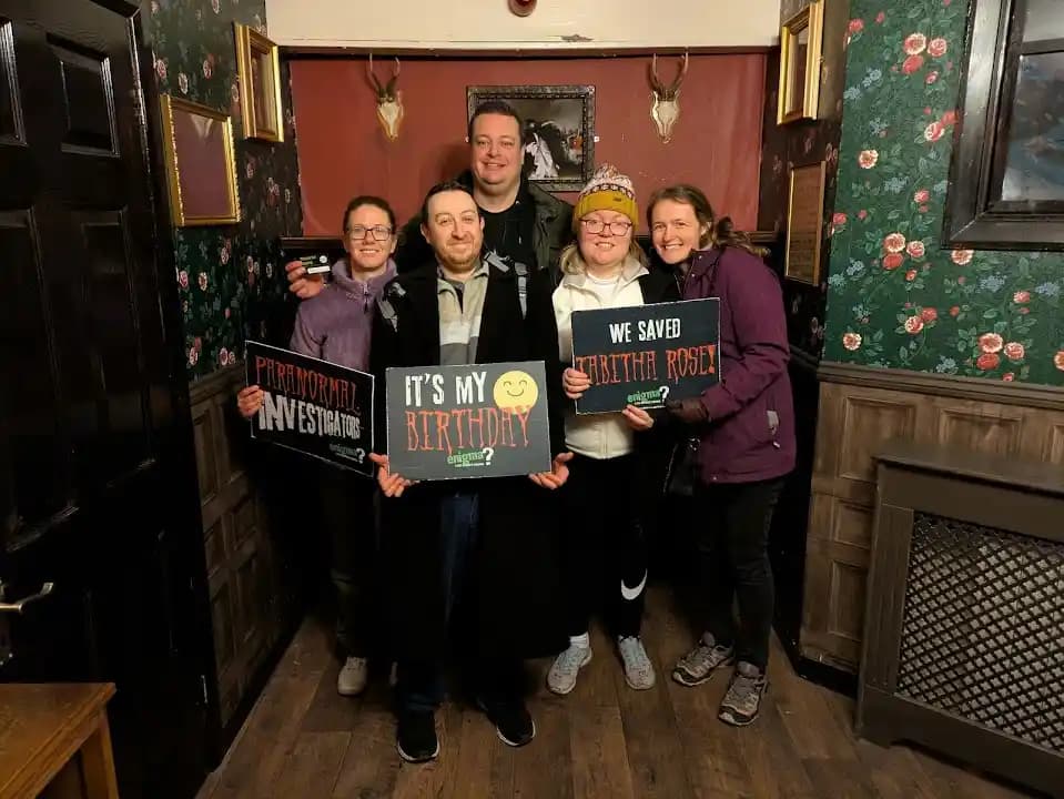 escape rooms experience at Enigma Rooms Wakefield located in Leeds