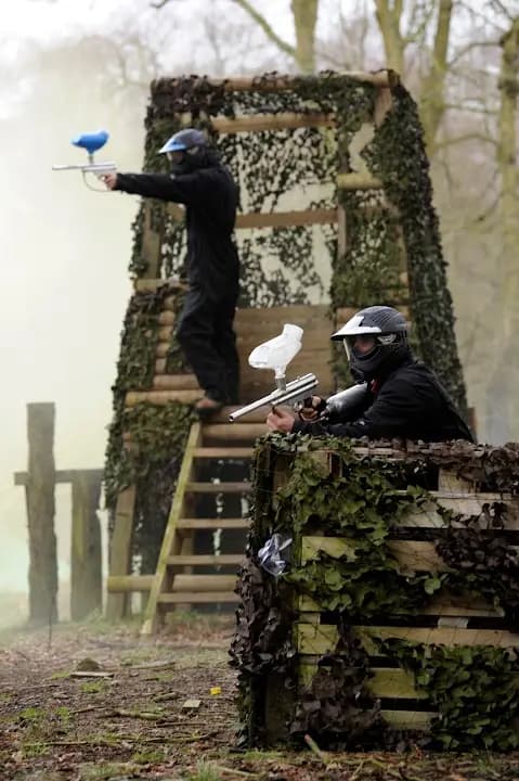Interior view of Nationwide Paintball Leeds paintball facility in Leeds