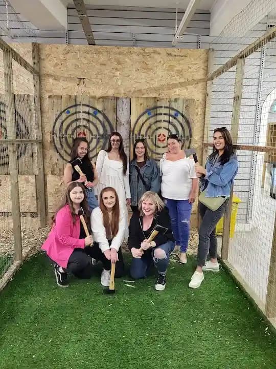 axe throwing experience at Axe Bey - Urban Axe Throwing located in Leeds