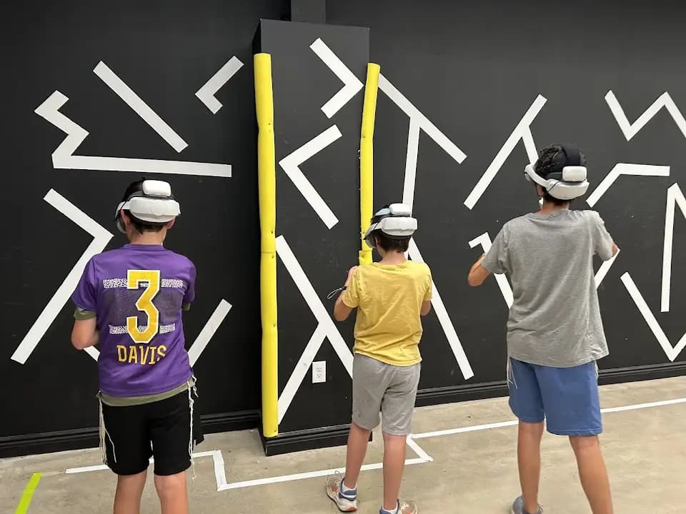 Interior view of Power Up Arena vr games facility in New York