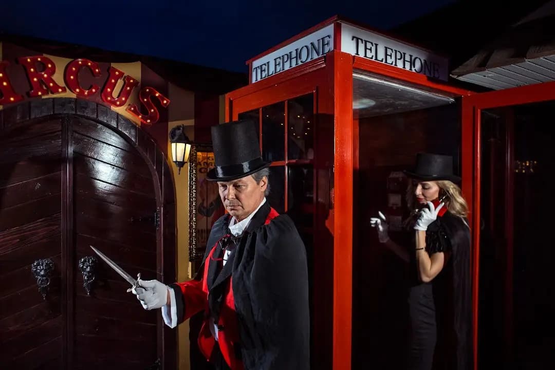 Interior view of Maze Rooms Escape Games - Hollywood escape rooms facility in Los Angeles