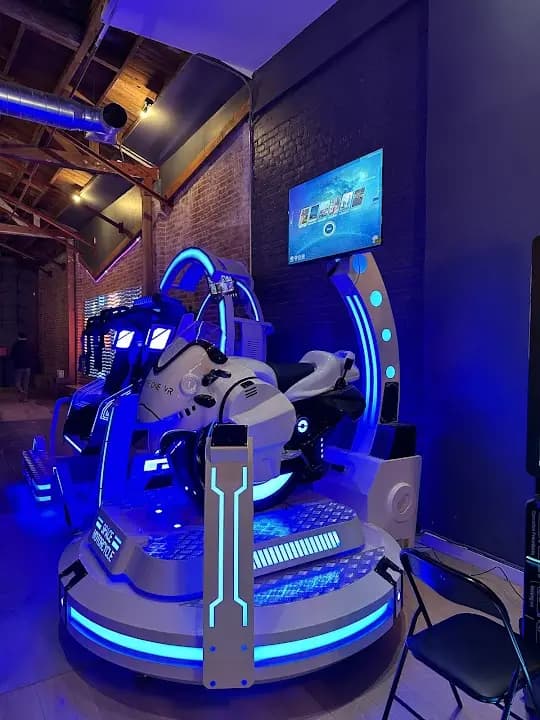 Interior view of Player One VR World vr games facility in Los Angeles