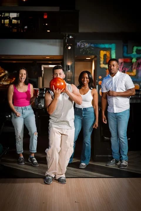Interior view of KEG SOCIAL ORLANDO - Dining & Entertainment axe throwing facility in Orlando
