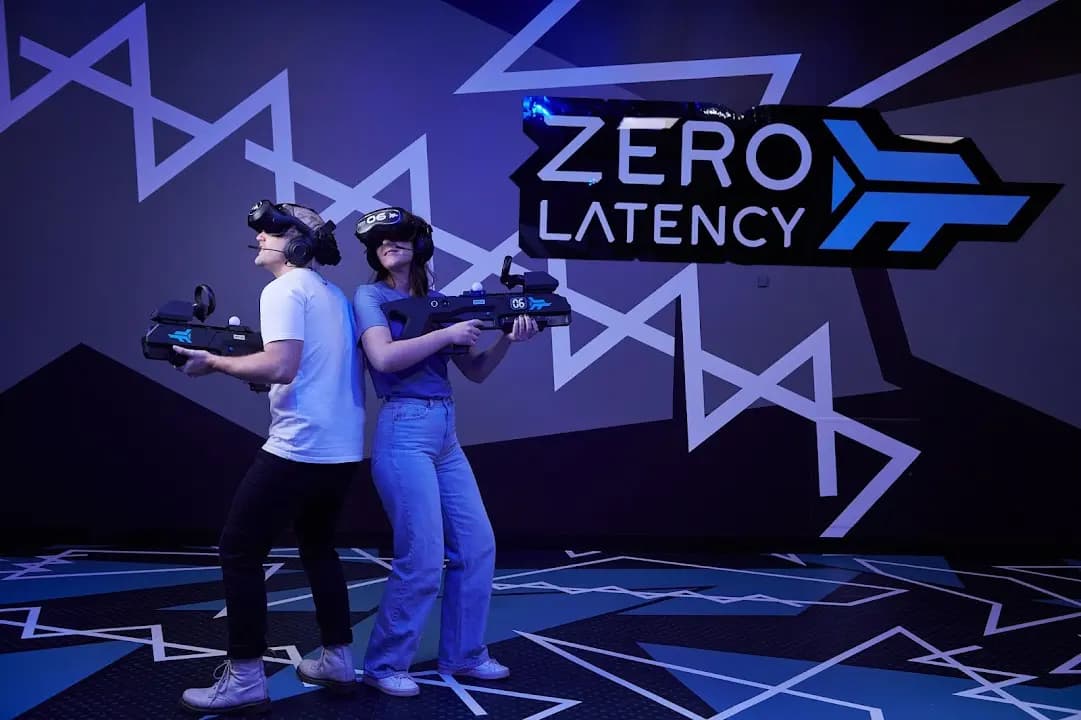 Interior view of Zero Latency VR - Austin vr games facility in Austin