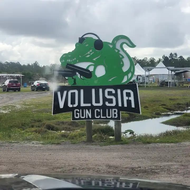 Interior view of Volusia County Gun & Hunt Club shooting ranges facility in Orlando