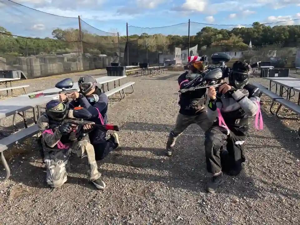 Interior view of High Velocity Paintball paintball facility in New York
