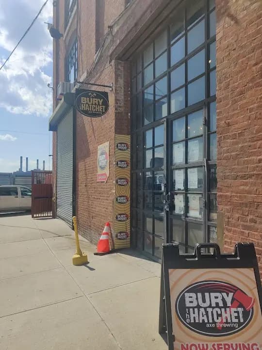 axe throwing experience at Bury the Hatchet Axe Throwing Brooklyn located in New York