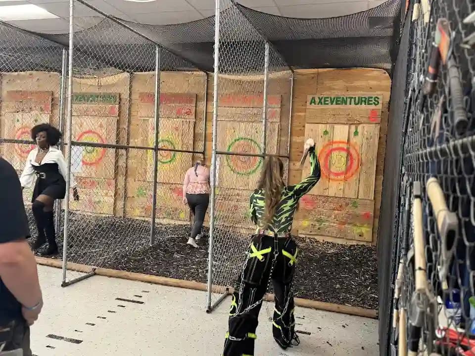 Photo of Axe Ventures LA | Axe Throwing & Rage Room in Los Angeles axe throwing activities in Dallas