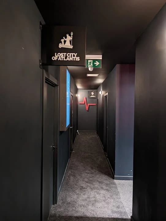 Interior view of Game Over London escape rooms facility in London