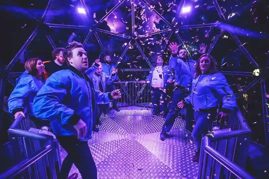 escape rooms experience at The Crystal Maze LIVE Experience located in London