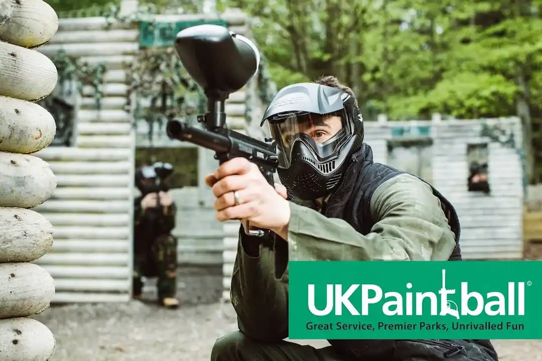 Interior view of UKPaintball North London paintball facility in London