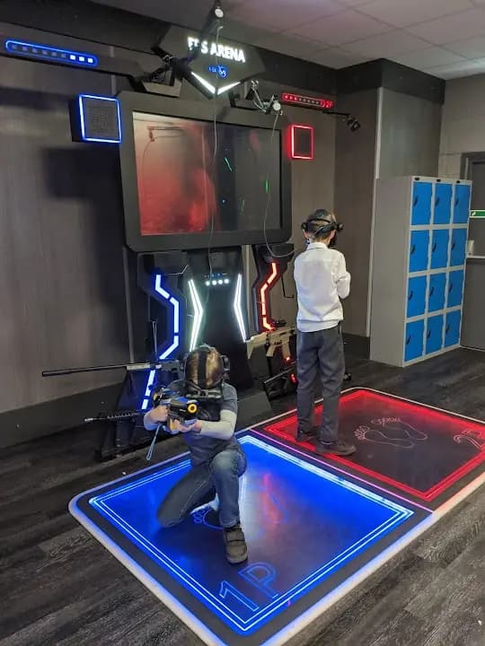 Interior view of X-GENVR vr games facility in Leeds