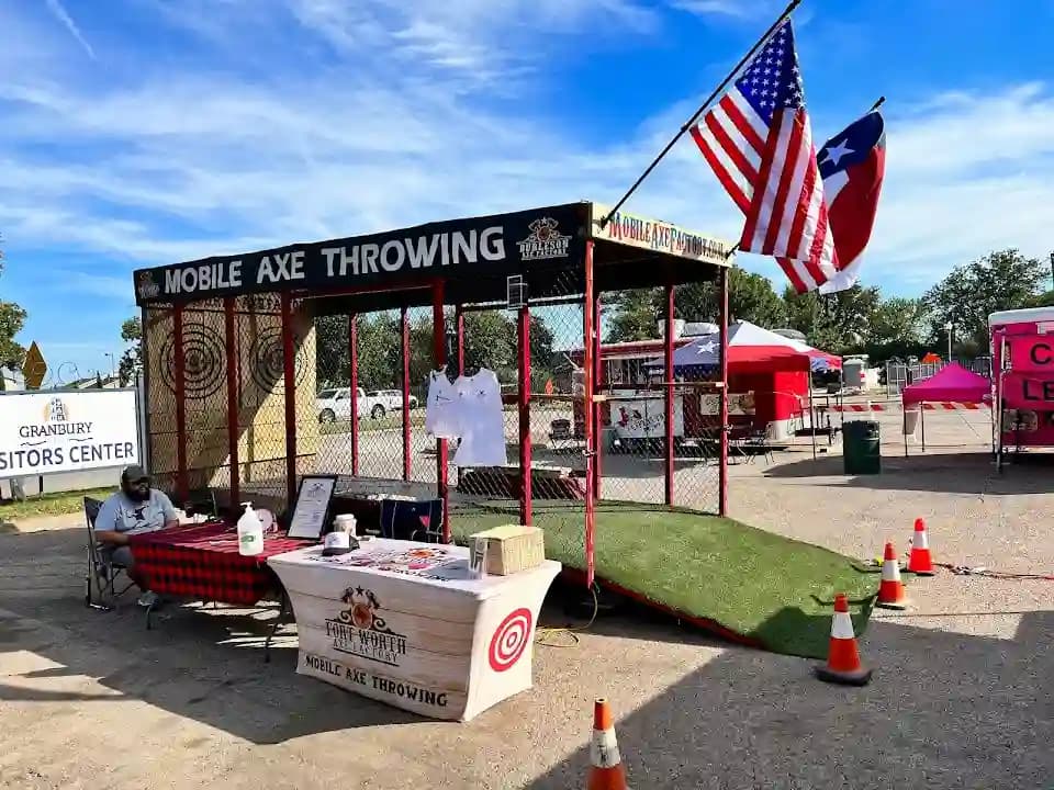 Mobile Axe Factory - Popular axe throwing destination in Dallas