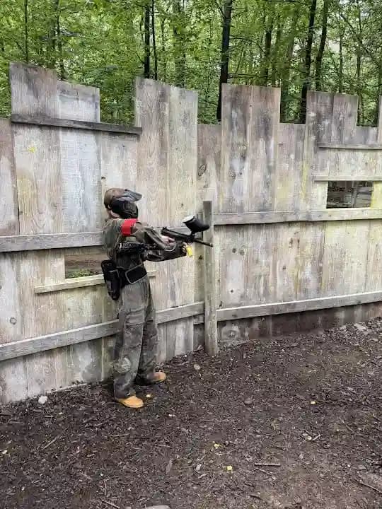 Interior view of Paintball Asylum paintball facility in Philadelphia