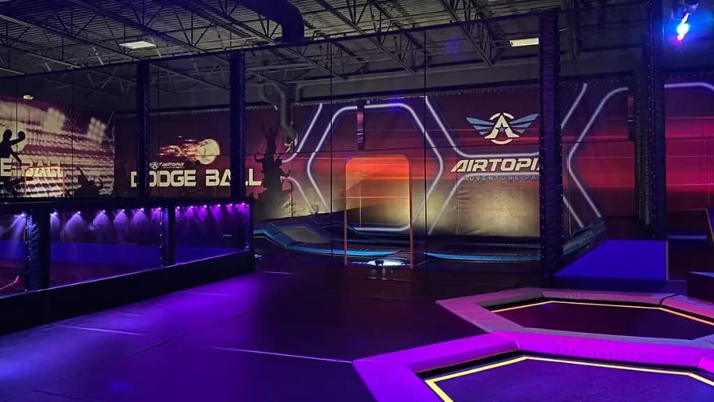 Interior view of Airtopia Adventure Park - San Antonio vr games facility in San Antonio