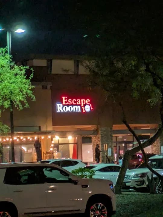 Interior view of Escape Room 101 escape rooms facility in Phoenix