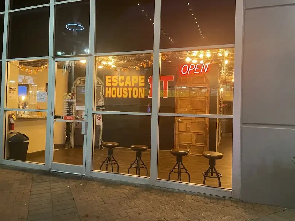 Interior view of Escape It Houston escape rooms facility in Houston