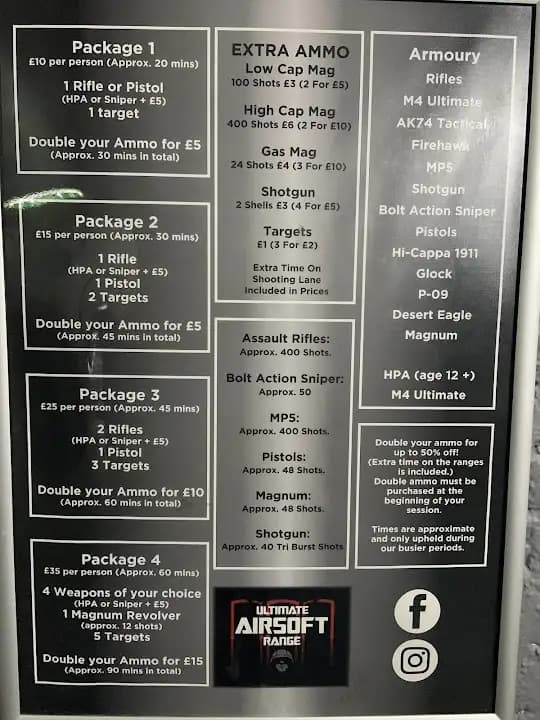 shooting ranges experience at Ultimate Airsoft Range LTD located in Liverpool