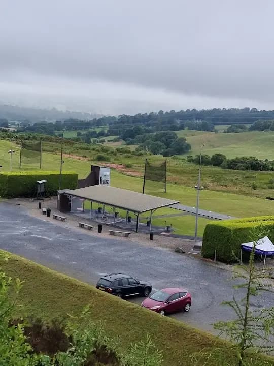 Interior view of Fauxdegla Shooting Ground shooting ranges facility in Liverpool