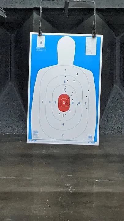 Interior view of Lake Highlands Shooting Center shooting ranges facility in Dallas
