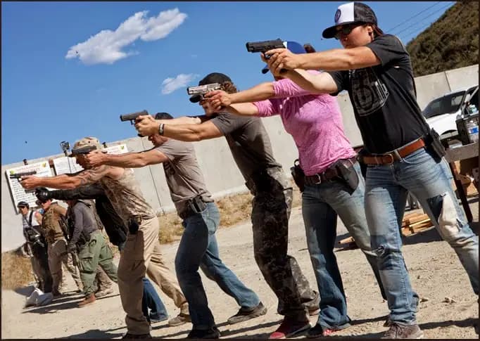shooting ranges experience at Active Shooter Defense School located in San Diego