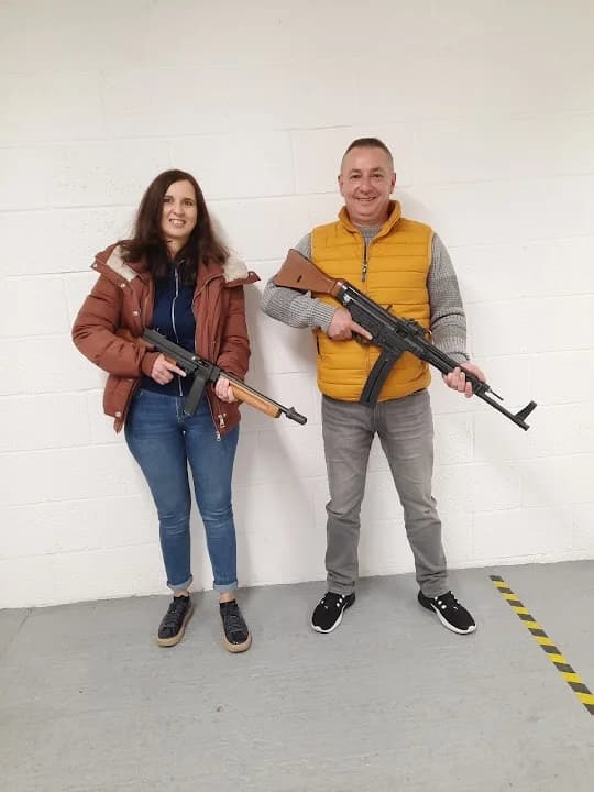 Interior view of Skill at Arms Indoor Range shooting ranges facility in London