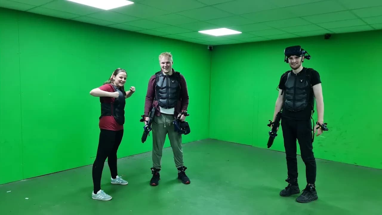 Interior view of VR Party Arena vr games facility in Glasgow